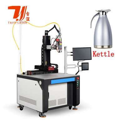 Canton Fair Promotion 2000W 3000W Automatische Faserlaserschweißmaschine für das Schweißen von Edelstahlkessel
