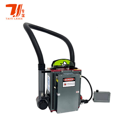 Rücksack Laserreiniger Mini Portable 50W 100W 200W 300W Pulsierte Laserreinigungsmaschine