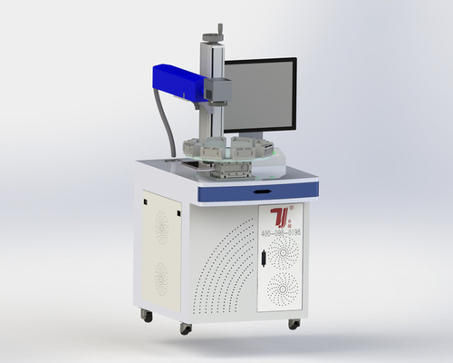 UV-Lasermarkierungsmaschine für Kondensatoren mit CCD-Kamera mit visuellem Positionierungssystem