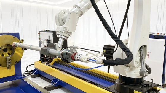 Automatische Laserverkleidungsvorrichtung mit Echtzeitüberwachung und einstellbaren Parametern für eine verbesserte Oberflächenbehandlung