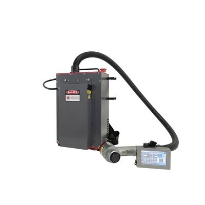 200W Rucksack-tragbare Pulsfaserlaserreinigungsmaschine zur Entfernung von Rost, Farbe und Öl