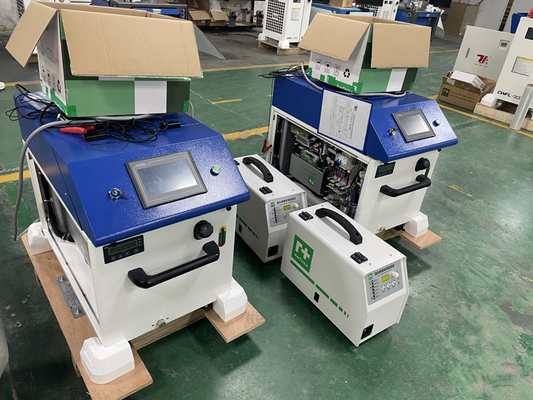 Canton Fair Promotion 4 in 1 Mini Multifunktion Handheld Fiber Laser Schweißer, Metall Lötmaschine Schweißmaschine