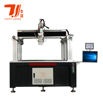Canton Fair Promotion Gantry Automatische Faserlaserschweißmaschine für Quadratzellbatterie Schweißen