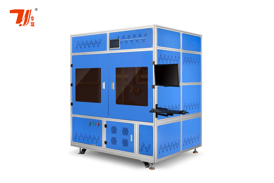 Voll eingeschlossene, hochpräzise Maschine zum Laserschneiden von Kohlenstofffaserplatten