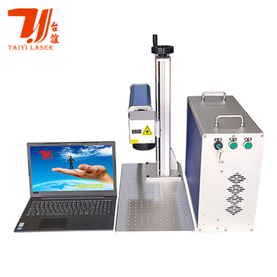 30W tragbare Mini-Metallfaser-Laser-Markierungsmaschine mit Laptop
