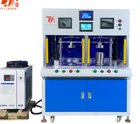 1000 W - 6000 W Edelstahl Wasserkocher Teekanne Tumbler Doppelstation Automatische Faserlaserschweißmaschine