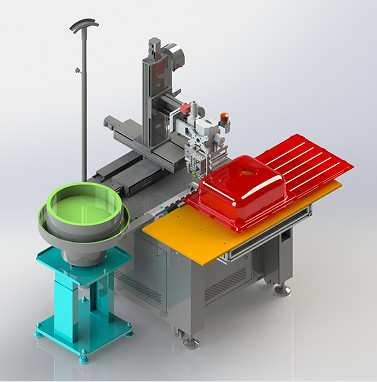 Automatische 1500W Laserschweißmaschine für das Schweißen von Waschbecken