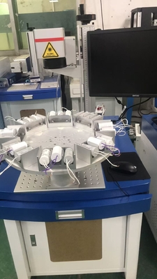 UV-Lasermarkierungsmaschine für Kondensatoren mit CCD-Kamera mit visuellem Positionierungssystem