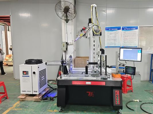 2000 Watt Wasserkocher automatische Faserlaser-Schweißmaschine für Armee Wasserkocher Flasche