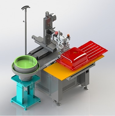 Kundenspezifische 1500W automatische Laserschweißmaschine für die Schweißung von Spülbeckenklemmen