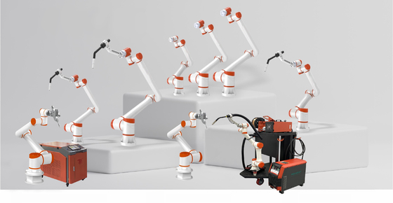 High-Speed Compact Type 6 Axis Cobot Industrial Collaborative MIG Laser Welding Machine With Robot