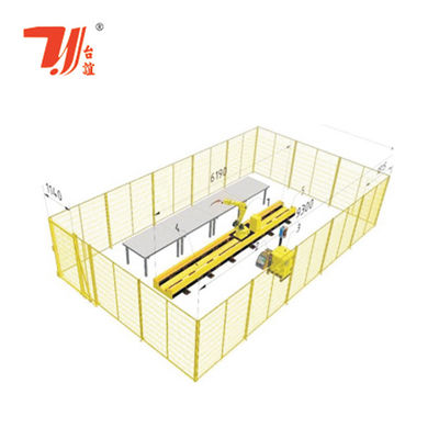 Vollständig geschlossene Sicherheitswache Roboterlaserschweißmaschine, 2000W Konformität