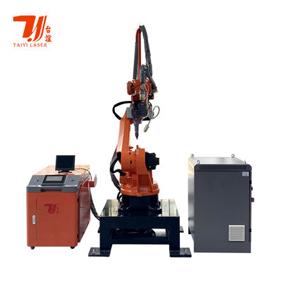 1500W Faserlaserschweißmaschine mit CCD für präzises Metallschweißen und 6-Achsen-Roboterarm