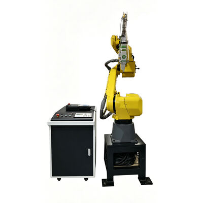 FANUC Roboter-3D-Faserlaserschneider mit 1500–6000 W einstellbarer Leistung und automatischem Werkzeugwechsler für die Herstellung komplexer Metallteile