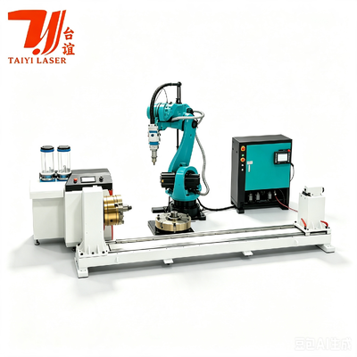 Industrieroboter-Laserauftragschweißmaschine für die Instandsetzung von Hydraulikzylindern und Walzenoberflächen