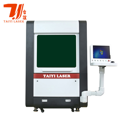 TY-6060JM 1000W-6000W Gold Silber Kupfer Mini Schmuck Präzision geschlossene Faser Laser Schneidemaschine