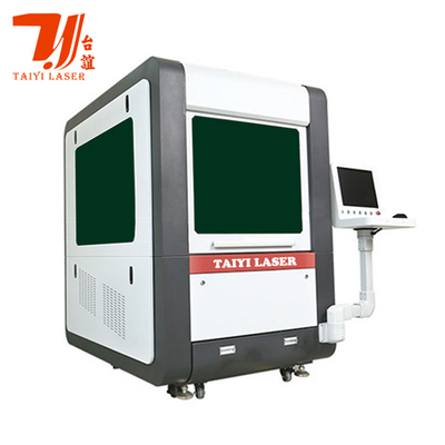 TY-6060JM 1000W-6000W Gold Silber Kupfer Mini Schmuck Präzision geschlossene Faser Laser Schneidemaschine