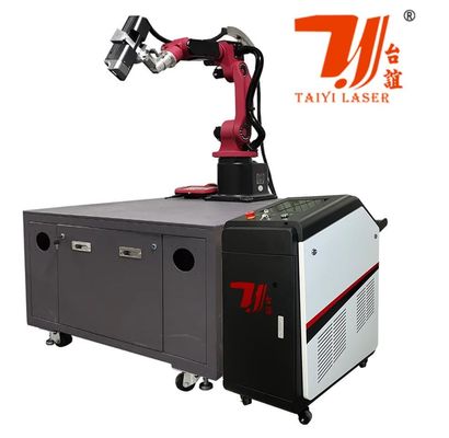 6-Achsen-Roboter Automatische Faserlaser-Reinigungsmaschine Rostölfarbenentferner
