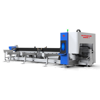 CNC Semi-Auto Round Square Tube Fiber Laser Cutting Machine