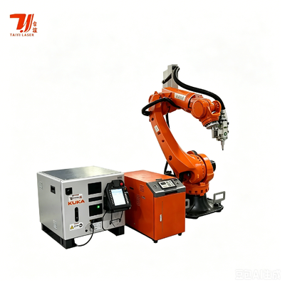 4000 Watt IPG-Roboterlaserschweißsystem mit KUKA KR35-Roboter für das 3D-Schweißen komplexer Metallteile