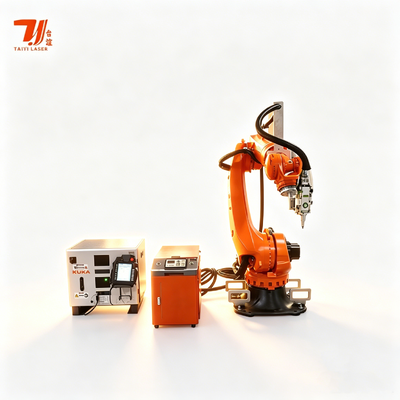 Automatischer 4000-W-IPG-Faserlaserschweißroboter KUKA 6-Achsen für EV-Batterieträger und Strukturkomponenten