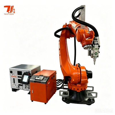 3D-Roboter-Laserschweißmaschine mit KUKA KR35-Roboter und 4000-W-IPG-Laser für Automobil-Chassis-Teile