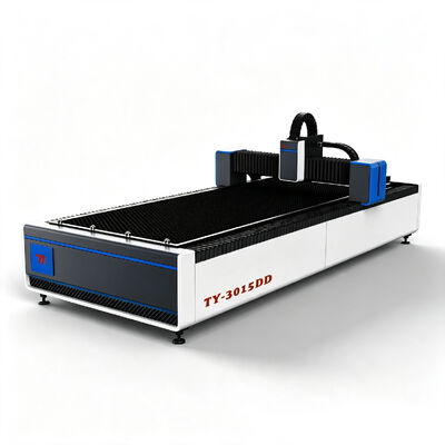 3KW CNC Metallfaserlaserschneidmaschine für Bleche mit IPG-Quelle Raycus-Quelle