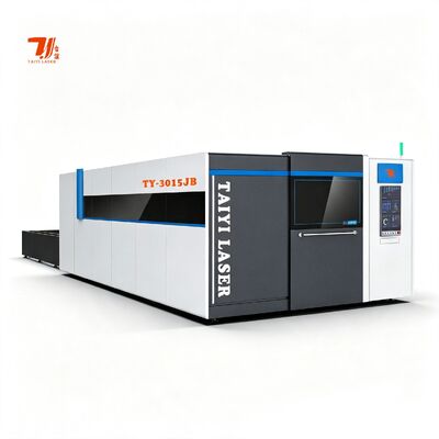 TY-3015JB 6000W Stahlblech Vollschutzhaube Metallschneide IPG Raycus Faserlaserschneidmaschine