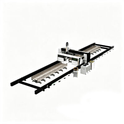 H-Beam dreidimensionale Fünf-Achsen-Laser-Produktionslinie Laserschneidmaschine
