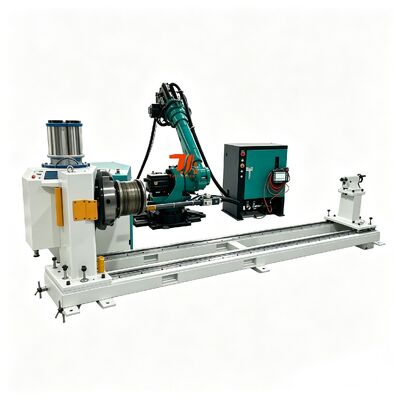 Automatische Laser-Roboter-Bedeckungsmaschine für Kurbelwellen-Gangbohrer Schimmeloberflächenwärmebehandlung mit doppeltläufiger Pulverfütterung