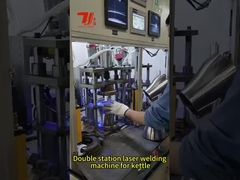 Edelstahl Wasserkocher Teekanne Tumbler Doppelstation Automatische Faser Laser Schweißmaschine