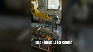CNC-Roboter-Laserschneidemaschine für Automobildachpaneele – Hochgeschwindigkeitszuschneiden und Lochstechen S